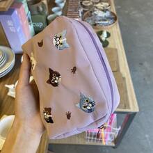Cute Cat Embroidery Makeup Bag, Portable Large Capacity Cosmetic Storage Bag - Multicolor - View 2