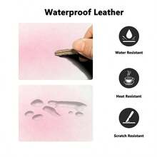 1pc Leather Mouse Pad Light White Pink Gamer Desk Mat New Mousepad XXL Mechanical Keyboard Pad Leather Office Non-Slip Soft Table Mat - View 9