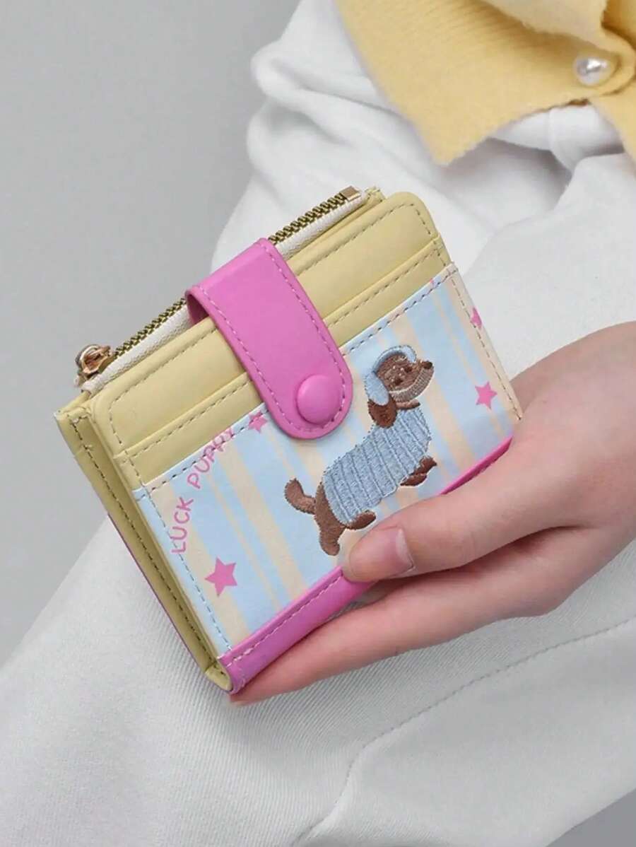 Women Wallet & Check Holder - Rose Red - View 1