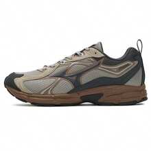 Mizuno Sepatu Olahraga SPEED 10S Baru untuk Lari di Jalan Raya, Peredam Guncangan, Tahan Aus, Bernapas, dan Unisex - Abu-abu/Cokelat - View 4