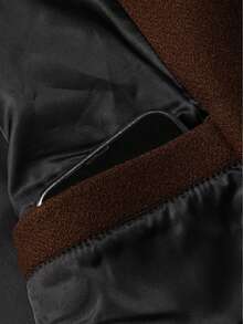Men's Autumn/Winter Retro Dark Brown Overcoat, Loose Fit Dropped Shoulder Single-Breasted Long Overknee Wool Jacket, Fashion Streetwear Style - Coffee Brown - View 8
