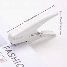 Durable Metal Handheld Stapler, Suitable For DIY Craft Packaging, Scrapbooking Thin Decoration Binding, Manual Stapler, Office Supplies Stationery - Single Piece - View 3