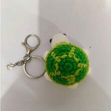 Crochet Yarn Turtle Keychain Cartoon Bag Pendant Car Hanging Ornament Finished Doll - Multicolor - View 11