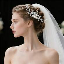 1pc Elegant Iron Hair Comb Bridal Wedding Hair Accessory All Seasons - Color - View 7