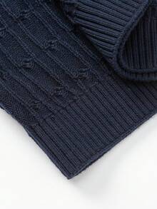 Balabala Kids Knit Sweater Soft Warm Winter Top For Boys & Girls - Blue Tint - View 8