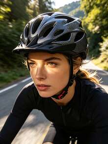 1pc Adjustable Adult Bicycle Helmet - Detachable Sun Visor, EPS Shock-Absorbing Padding, Lightweight Ventilated Safety Helmet Suitable For Men And Women, For Bicycle, Skateboard And Scooter - Multicolor - View 8