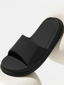 Women Home Slippers - Black - View 5