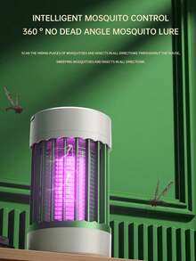 Rechargeable Mosquito Killer Lamp, Hanging Portable Mosquito Trap Light, USB Rechargeable Indoor/Outdoor Insect Killer, Suitable For Bedroom, Patio, Garden, Camping, Home - View 7