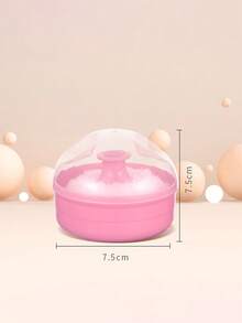 2pcs Bubble Loose Powder Case Set With Large Soft Powder Puff, Reusable Face And Body Powder Brush, Portable Powder Compact, Suitable For Touch-Ups And Travel - Multicolor - View 9