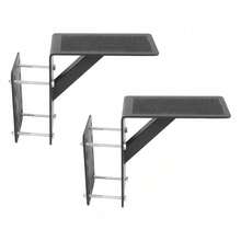 2PCS Frame Mounted Trailer Step Boat Trailer Step Yacht Trailer Step - Black - View 5