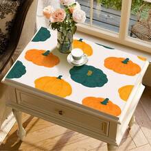 Cute Pumpkin Print Pattern Drainage Mat/Absorbent Mat/Drying Mat For Coffee Machine And Tableware - Absorbent Polyester Tabletop Protector With Rubber Non-Slip Backing, For Kitchen Countertop Decoration - Home Bar And Dining Table Placemat - Multicolor - View 2