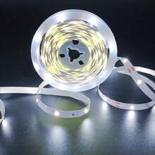 2835 LED Light Strip, USB Powered, Flexible LED Light Strip Set, 2-Level Lighting With Smart Light Bar, High Brightness, No Hotspots, Stable Performance, With Shaping Function, Warm White/Cool White 2 Colors Optional, 1m/2m/3 Meters/4m/5m 5 Sizes Optional, 1PC Dimmable, Creative DIY Design Atmosphere Decoration Light For Girlfriend/Friend, Soft Warm Light, Flexible And Cuttable, With Adhesive Backing For Easy Installation - Multicolor - View 13
