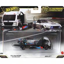 Mattel Hot Wheels FLF56‑K Team Transport Series 1:64 Diecast Vehicle Model, Ford Mustang, Collectible Toy Gift, 1PC - Multicolor - View 4