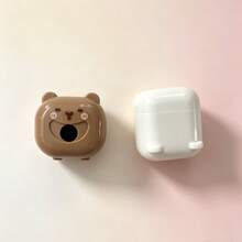 1pc Random Color Cute Bear Shaped Manual Pencil Sharpener With Lid, Single Hole Design Suitable For Various Pencil Sizes, Non-Electric Pencil Sharpener, Compact And Portable, Essential Stationery For Classroom, Office And Home, Perfect Birthday And Back To School Gift - Multiple Colors and Random Styles - View 4