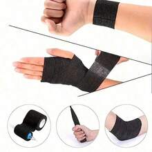 1/6/12 cuộn băng thể thao tự dính co giãn, vải không dệt mềm thoáng khí - Nhiều màu - Xem 2