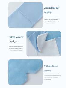 Dual Sensory Gravity Eye Mask, Micro-Pressure Light-Blocking Breathable Eye Mask, Deep Sleep Breathable Eye Mask, Suitable For Home, Office And Airplane - Multiple Styles - View 5
