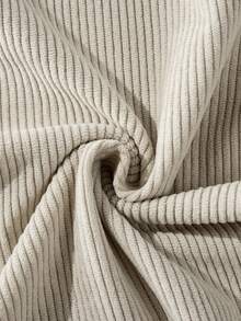 Men's Old Money Style Corduroy Textured Shirt - Apricot - View 9
