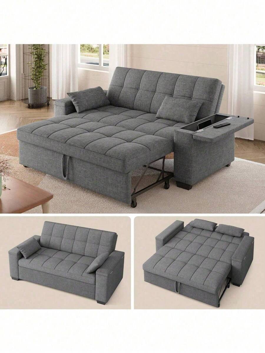 Futons - Light Grey - View 1