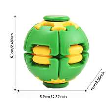 Multi-Color Petal Rotating Cube Stress Relief Toy Ball, With Circular Stitching Structure, Suitable For Hand Relaxation And Relieving Hand Pressure. Ideal For Office Use, Also Can Be Given As A Novel Gift To Friends Or Colleagues - Multicolor - View 10