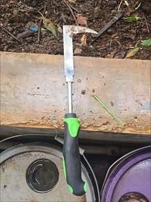 1pc/2pcs 17cm Metal Weeding Cultivation Hook With Hook, Heavy Duty Sharp Serrated Blade, With Safety Guard, Portable Multi-Function Manual Gardening Tool, Suitable For Weeding And Yard Maintenance - Gardening Hooks - View 3