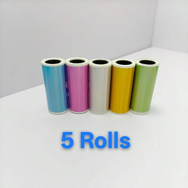 57mm Mehrfarbige Laser-Thermische Aufkleber, 57mm x 25mm, kompatibel mit den meisten Druckern, für handgefertigte Geschenkanhänger