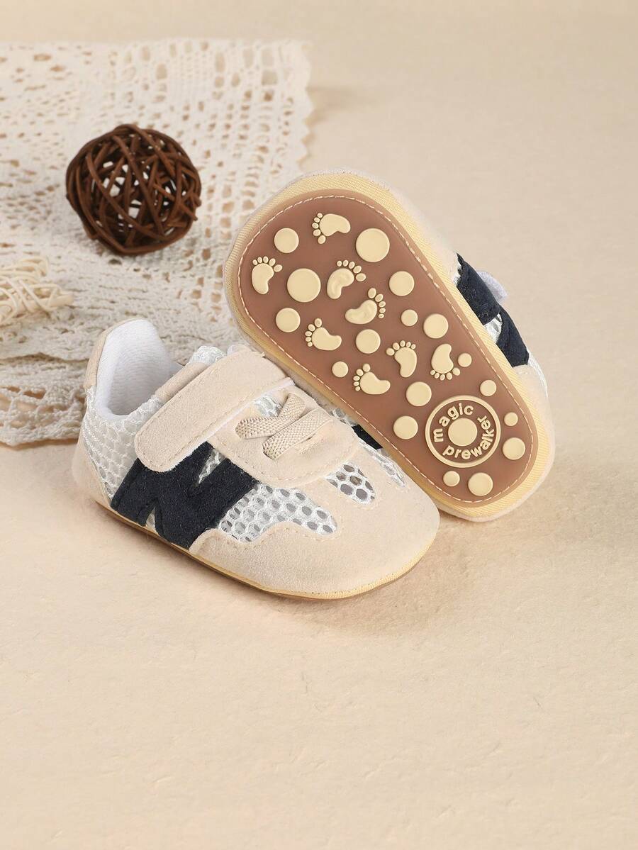 0-1 Year Old New Infant Shoes Mesh Non-Slip Unisex Infant Walking Shoes Soft Sole Sports Learning To Walk Shoes - Blue - View 1