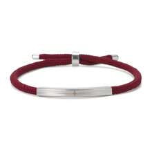 diffone Gelang Tali 4mm Buatan Tangan yang Dapat Diatur, Liontin Bintang 4 Titik Ukiran Baja Tahan Karat untuk Pria, Perhiasan Keren - Gelang Tali Pria yang Dapat Diatur - View 12