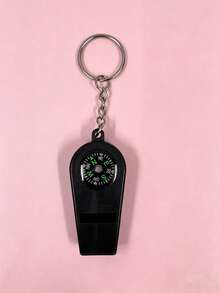 1 Multi-Functional Emergency Rescue Whistle With Compass, Outdoor Hiking Safety Tool - Multicolor - View 10