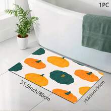 Cute Pumpkin Print Pattern Drainage Mat/Absorbent Mat/Drying Mat For Coffee Machine And Tableware - Absorbent Polyester Tabletop Protector With Rubber Non-Slip Backing, For Kitchen Countertop Decoration - Home Bar And Dining Table Placemat - Multicolor - View 10