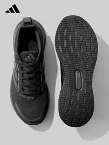 Adidas New Breathable Mesh Sports Shoes Versatile Casual Lightweight Cushioned Men's Running Shoes - Black - View 4
