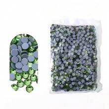 1440pcs DIY Hot Repair Glass Crystal, Nail Hot Melt Rhinestones, Crystal Gems, Can Be Used For Clothing, Shoes, Hats, Bags, Fabrics - Multi-color-sS16-4.0mm - View 13