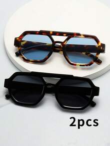 2pcs Combo Pack (Black, Black, Tortoise, Blue)