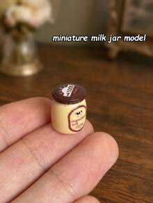 Model Roti Croissant Miniatur, Set Dekorasi Teh Sore untuk Rumah Boneka, Termasuk Model Roti Resin Miniatur, Kopi, Makanan Penutup, Tempat Lilin, Peralatan Makan, Aksesoris Adegan Restoran Miniatur - Satu-Ukuran - View 7