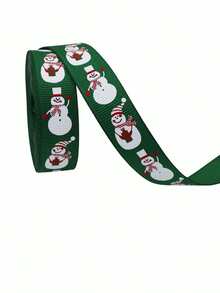 1pc Christmas Ribbon, DIY Christmas Tree Bow Decoration Ribbon; Suitable For Gift Wrapping, Christmas Scene Decoration, And Party Streamers. - Multicolor - View 11