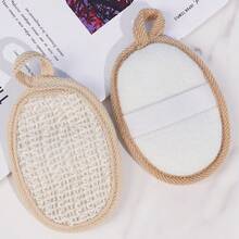 Exfoliating Bath Scrub Towel, Jute Bathing Cloth, Sisal Scrubbing Towel, Cleaning Bath Supplies - A - View 5