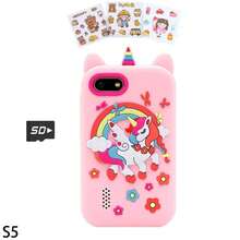 Children's Smart Toy Phone, 2.8-Inch Touchscreen, Dual Camera, Silicone Anti-Slip Anti-Drop Protective Case, Multi-Functional Learning Games, Music Player, Perfect Birthday Holiday Gift For Boys And Girls - Multicolor - View 13