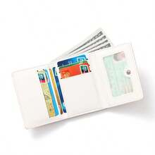 New Women's Short Trifold Wallet, Polka Dot Cute Coin Purse, Student Daily Use Card Holder - Multicolor - View 4