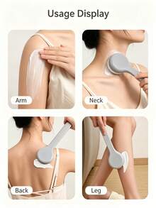 Long Handle Lotion Applicator Brush, Soft Sponge Back Applicator Tool, Suitable For Body Lotion And Moisturizer, Retractable Shower Body Brush, Evenly Applies Lotion, Self-Tanning Applicator, Suitable For Hard-To-Reach Areas, Unisex Home Bathroom Bathing Care Tool - Multicolor - View 5