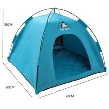 1PC Pet Tent Bed, Dog Tent, Cat Tent, Dog Bed, Cat Bed, Removable And Washable, All-Season, Outdoor Breathable Dome Pet Bed - Multicolor - View 20