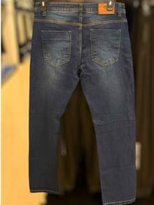 Men Jeans - 藍色水煙壺 - 查看 5