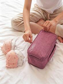 Portable Cationic Underwear Storage Bag, Used For Storing Bras, Panties And Intimate Apparel, Essential For Daily Use And Travel Vacation - Multicolor - View 3