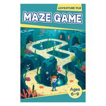 Maze Game Activity Notebooks, Desert, Ocean, Crystal Cave And Funfair Adventure Themes, Focus Training, Logic Thinking And Pathfinding Practice, Progressive Difficulty Design - Style - View 9