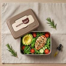 304 Stainless Steel Thermal Lunch Box, Leak Proof Bento Box, Lunch Container, Reusable Fruit Salad Food Storage Container, Dishwasher & Microwave Allowable, Suitable For Student And Adult Use In School, Office, Picnic, Travel,Back To School - Multicolor - View 5