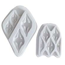 European Style Floral Border Fondant Silicone Mold DIY Handmade Fondant Cake Decoration Mold Sugar Art Clay Mold Baking Tool Reusable For Home Birthday Party Holiday Supplies - View 2