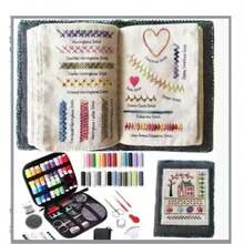 EDCUEBE7 Portable Sewing Kit And Stitching Guide Book, Home Sewing Tool Set With Thread Box, Mending Needle And Thread Box, Stitching Tool. Handmade Sewing DIY Needle And Thread Bag Sewing Tool Set. Suitable For Beginners And Holiday Gifts (Accessories Color Random) - Sewing Kit + Stitching Book - View 15