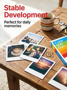 Polaroid 600 Film Camera Instant Film, Vivid Colors, Retro White Border Design, Stable Development, Suitable For Everyday Recording And Creative Shooting. Color 600 Film (White Border). - Color 600 Photo Paper (white Frame) - View 4