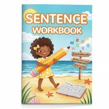 Numbers And Early Reading Notebook, A-Z Handwriting Practice, Number Learning, Simple Sentence Construction, Sight Word Recognition, Vocabulary Practice, Reading Skills, Space Theme Language Activities And Home Classroom Worksheets - Learning Theme - View 7
