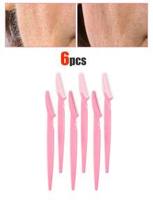 12/9/6/3/1pc Women's Exfoliating Razor - Unisex Facial Razor, And Face Razor - Exfoliating Facial Razor And Exfoliating Scrub, Eyebrow Trimmer And Razor, Exfoliating Scraper, Body Hair Removal Trimmer And Facial & Set, Long Handle Blade With Precision Protective Cover, Women's Eyebrow Grooming Tool, Can Be Used As Skincare Tool - Multicolor - View 8