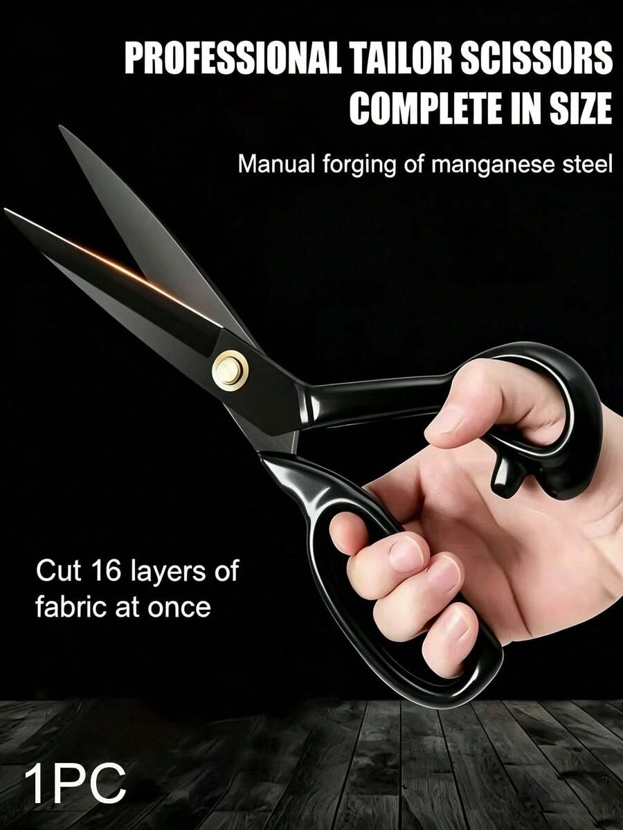 1pc Fabric Sewing Scissors,10 Inch Heavy Duty Professional Tailor ...