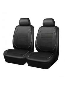 Universal Car Seat Covers: Front Row Or 5-Piece Set. Smooth PU Material, Non-Slip Back, Easy To Clean, Easy To Install. Suitable For Sedans, SUVs And Trucks. Premium Interior Protection And Car Accessories. Multiple Colors Available - A - View 13